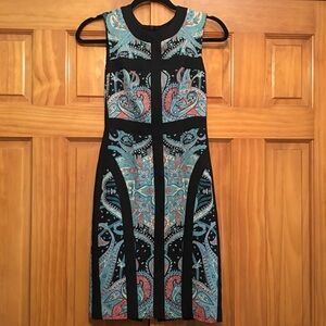 BCBGMaxAzria Paisley Print Dress